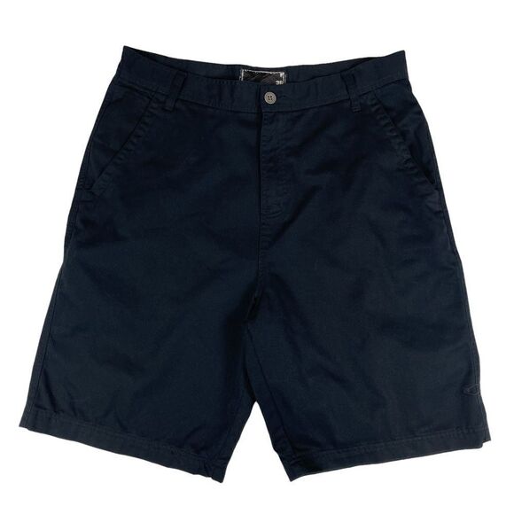 Oakley Shorts Chino Outdoors Casual Black Men's Size 36 Flat Front - Picture 1 of 10
